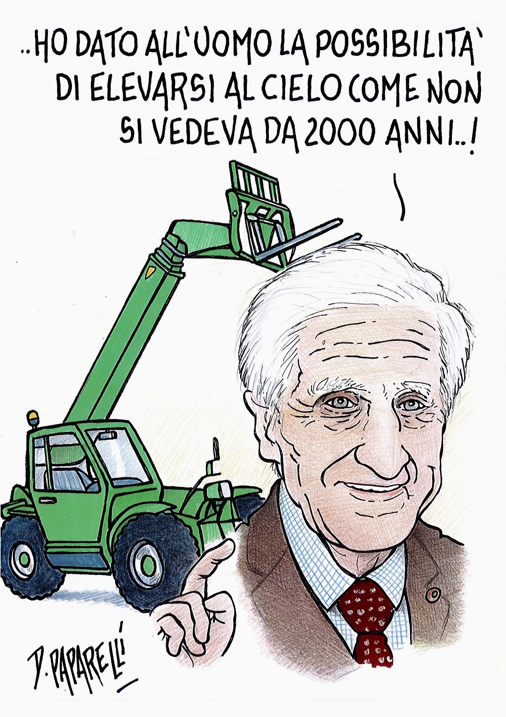 Ho dato all'uomo la possibilità di elevarsi al cielo come non si vedeva da 2000 anni!