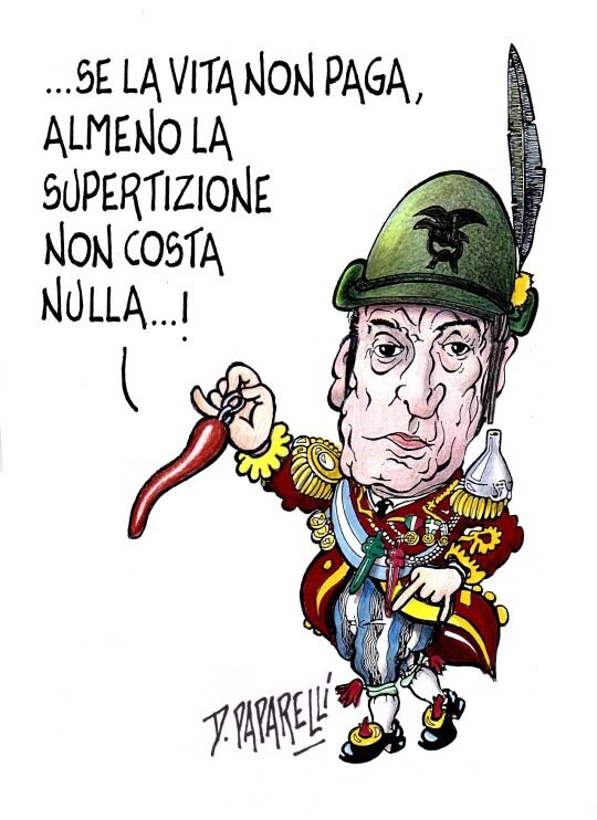 Gallery: 22°Adunata degli Uomini di Mondo nel nome di Buffalo Bill Sfilata con canti, balli, distribuzione cornetti portafortuna e premio UdM dell'anno a Piergiorgio Odifreddi - 1